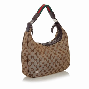 Gucci GG Canvas Web Shoulder Bag (SHG-33600)
