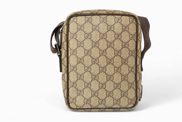 Gucci GG Coated Canvas Shoulder Bag 122754