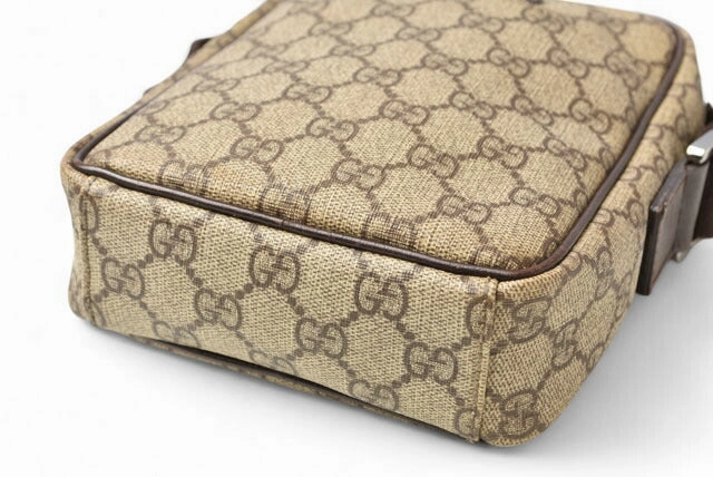 Gucci GG Coated Canvas Shoulder Bag 122754