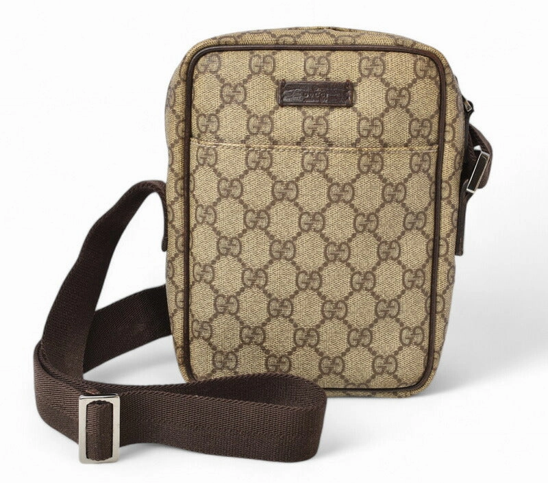 Gucci GG Coated Canvas Shoulder Bag 122754