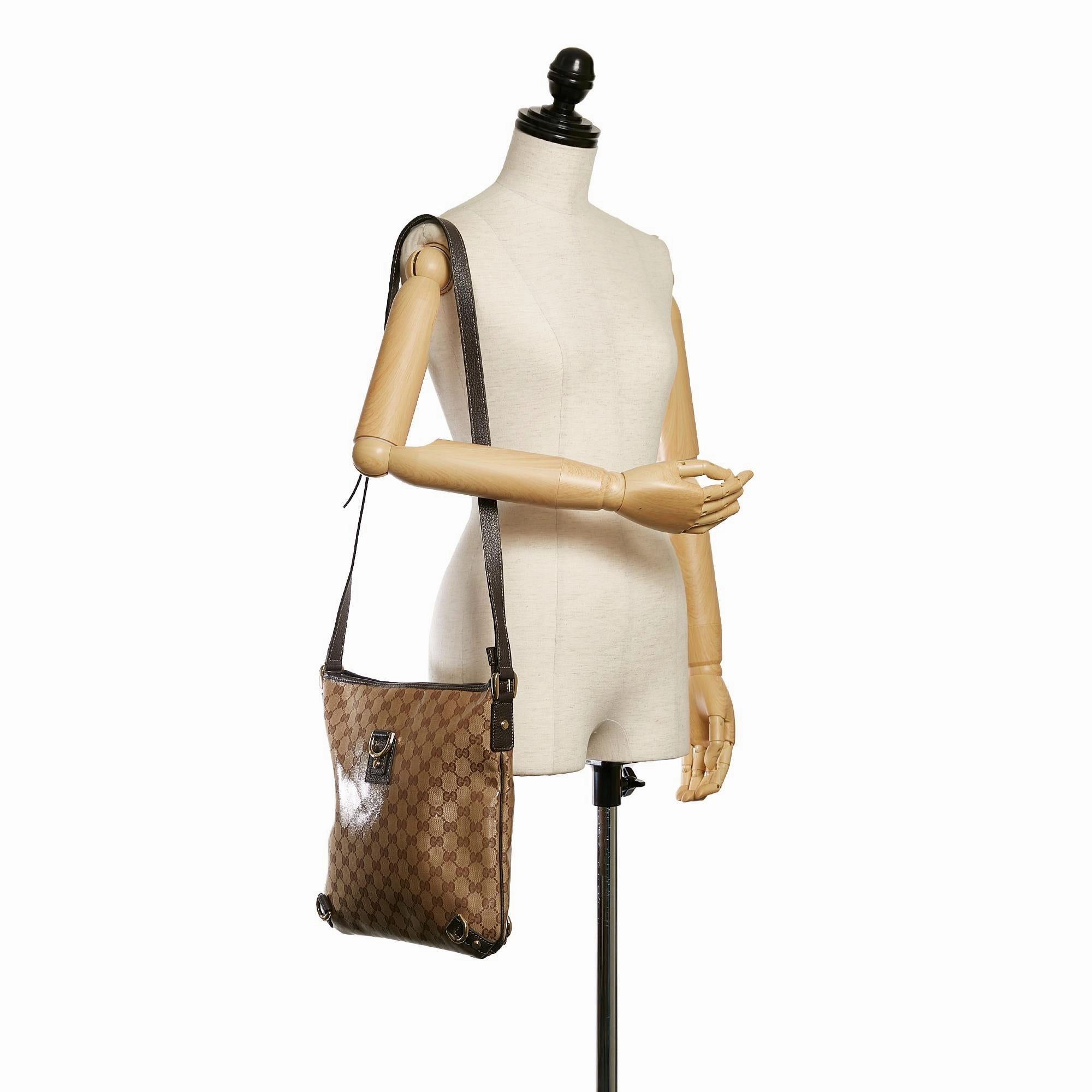 Gucci GG Crystal Abbey Crossbody Bag (SHG-32749)
