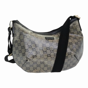 GUCCI GG Crystal Shoulder Bag Gold Navy 181092  85615