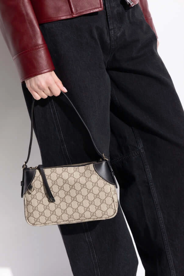 Gucci GG Emblem Super Mini Shoulder Bag