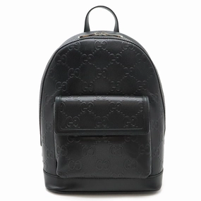 Gucci GG Embossed Leather Backpack