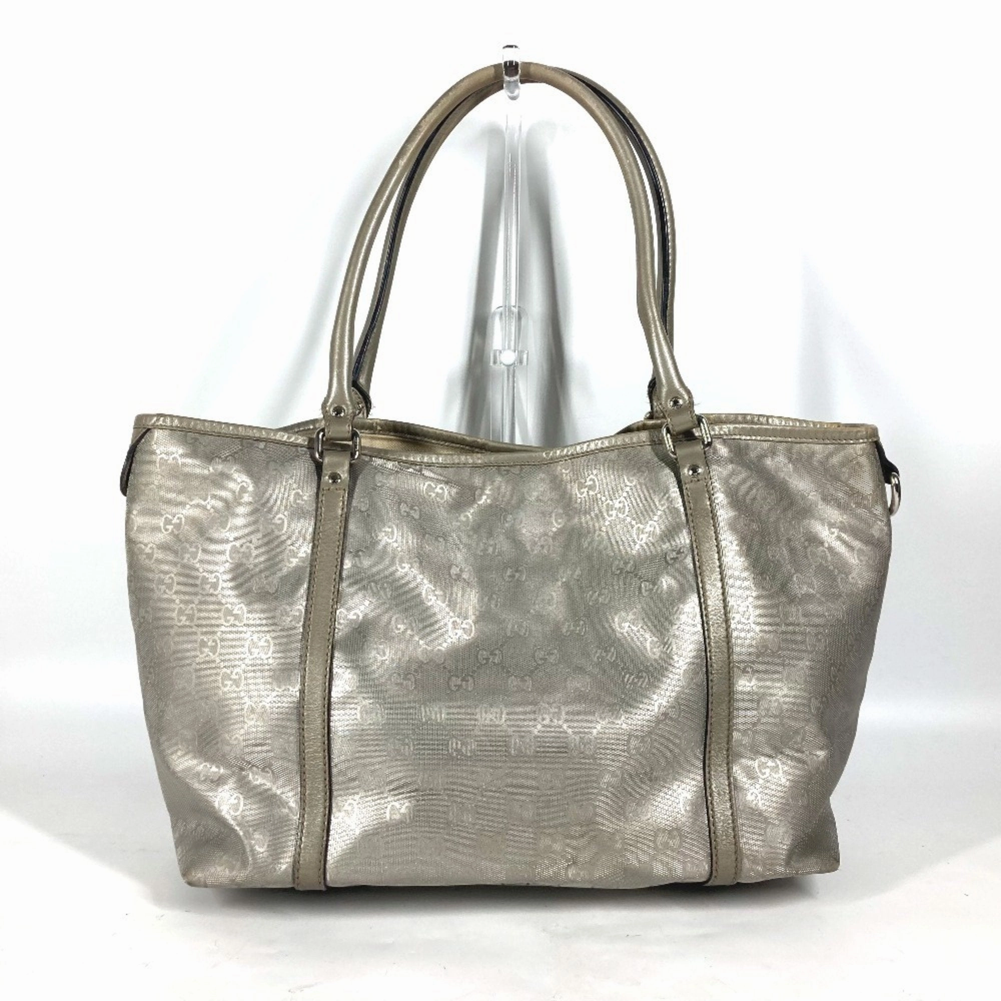 Gucci Gg Imprim Beige Gold Gg Imprim Shoulder Bag Tote Bag ()