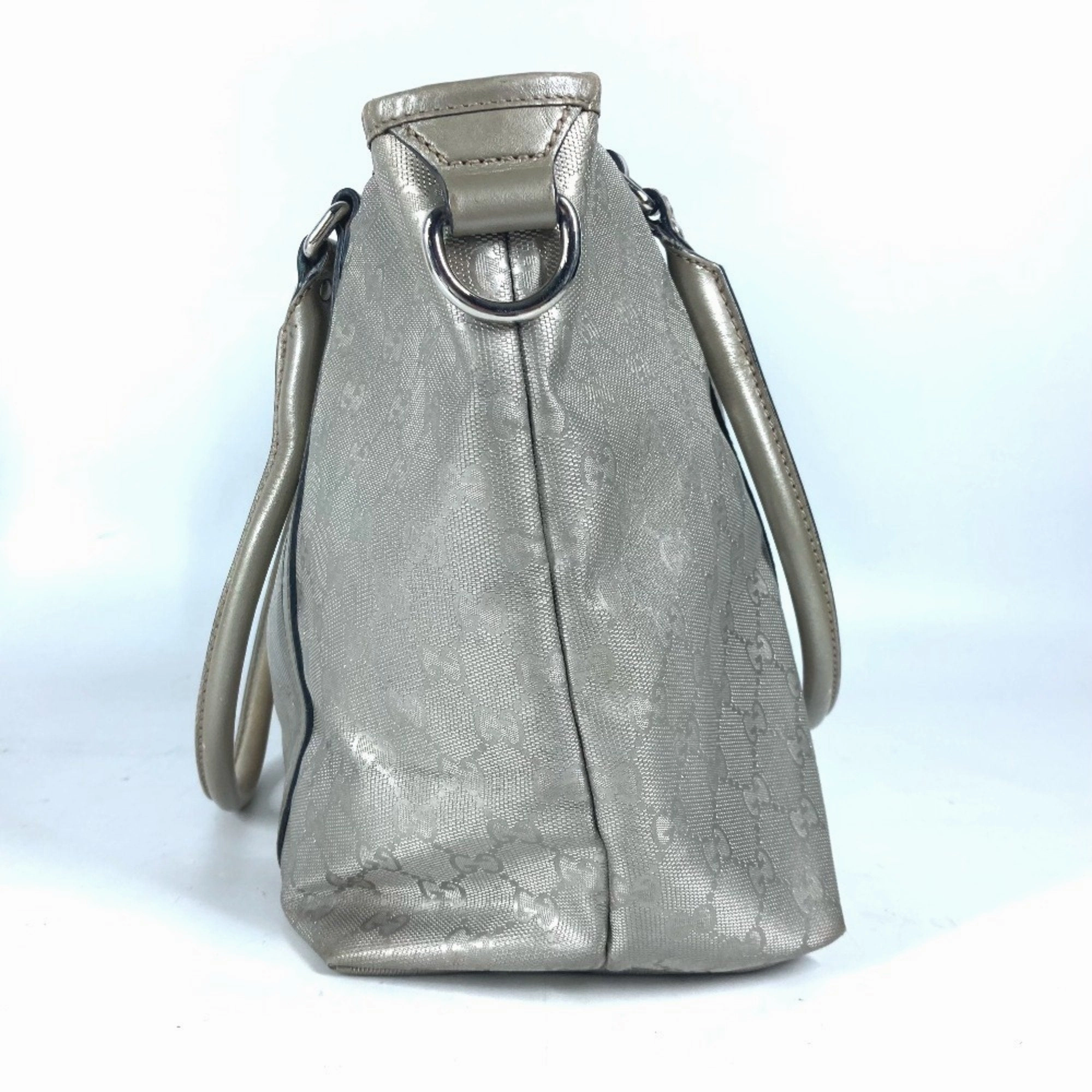 Gucci Gg Imprim Beige Gold Gg Imprim Shoulder Bag Tote Bag ()