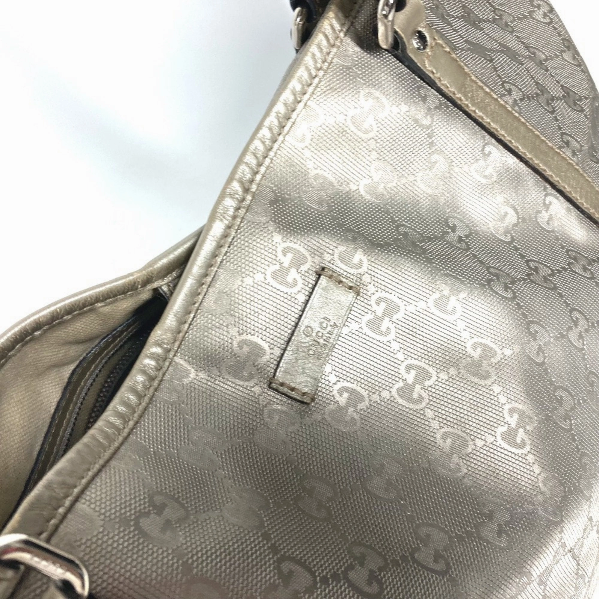 Gucci Gg Imprim Beige Gold Gg Imprim Shoulder Bag Tote Bag ()