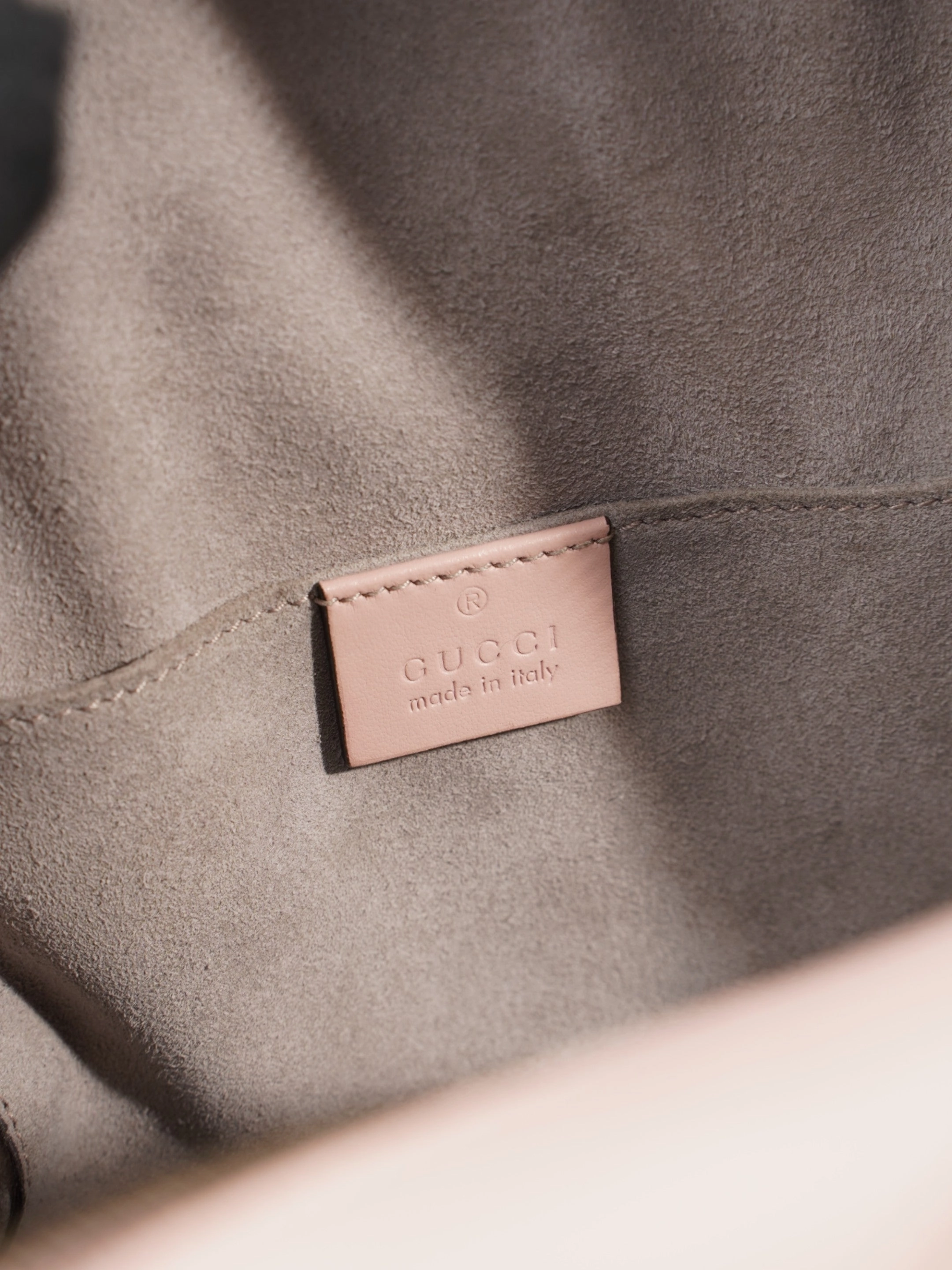 Gucci GG Marmont Backpack Pink Leather