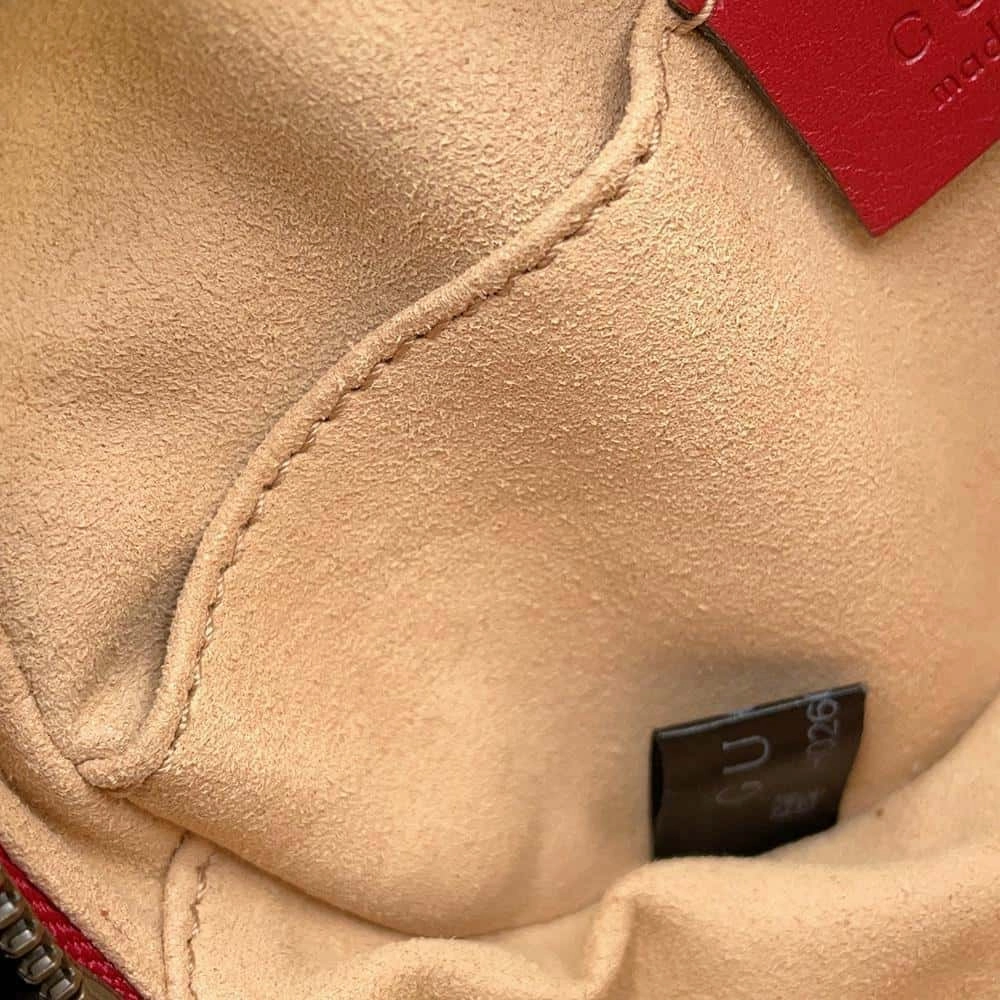 GUCCI GG Marmont Crossbody Bag Red476434 Leather