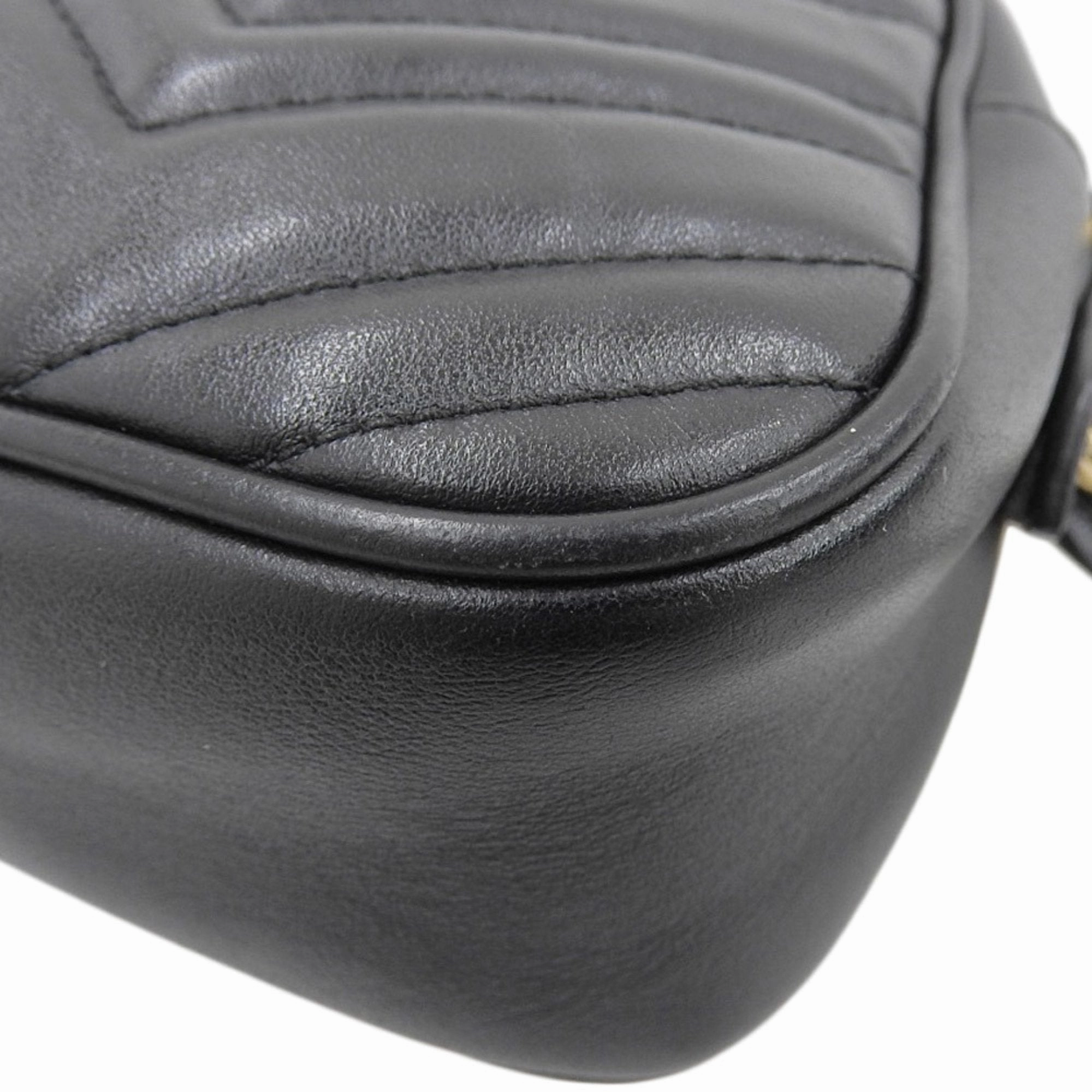 Gucci Gg Marmont  Leather Shoulder Bag ()