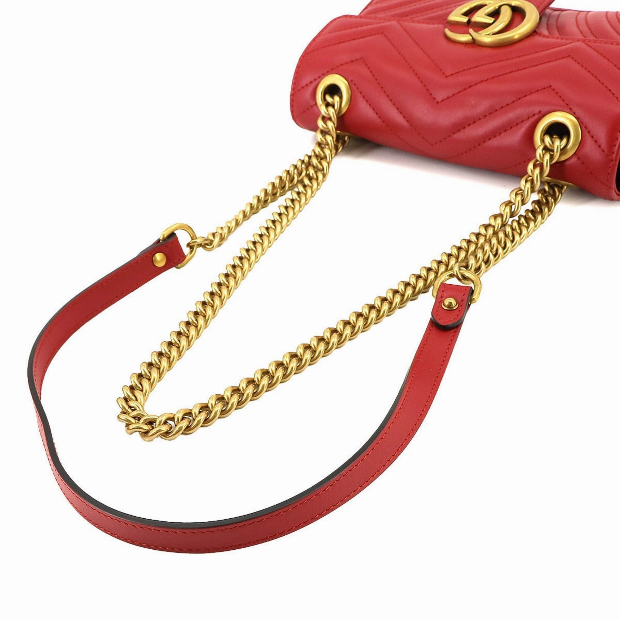Gucci Gg Marmont  Leather Shoulder Bag ()