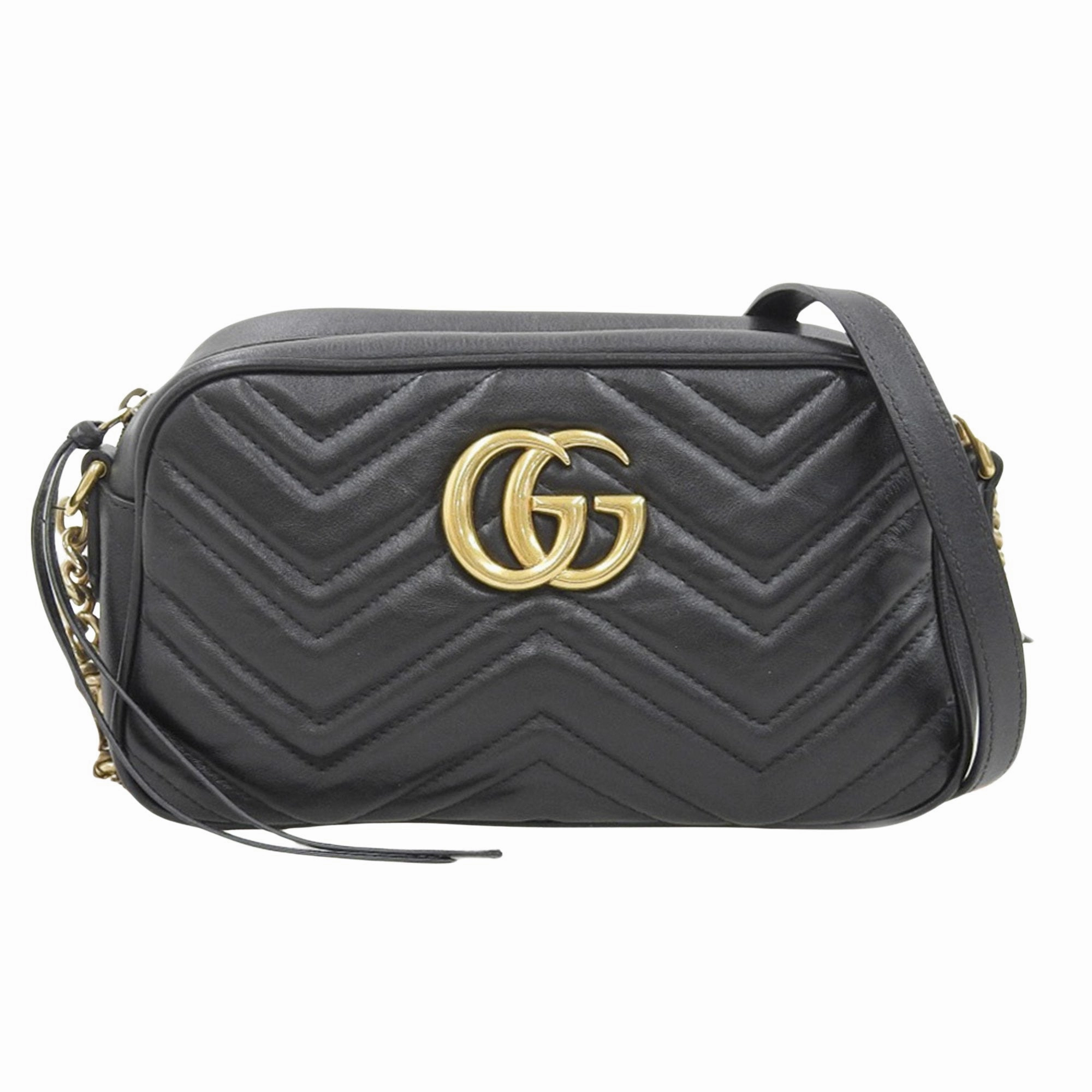 Gucci Gg Marmont  Leather Shoulder Bag ()
