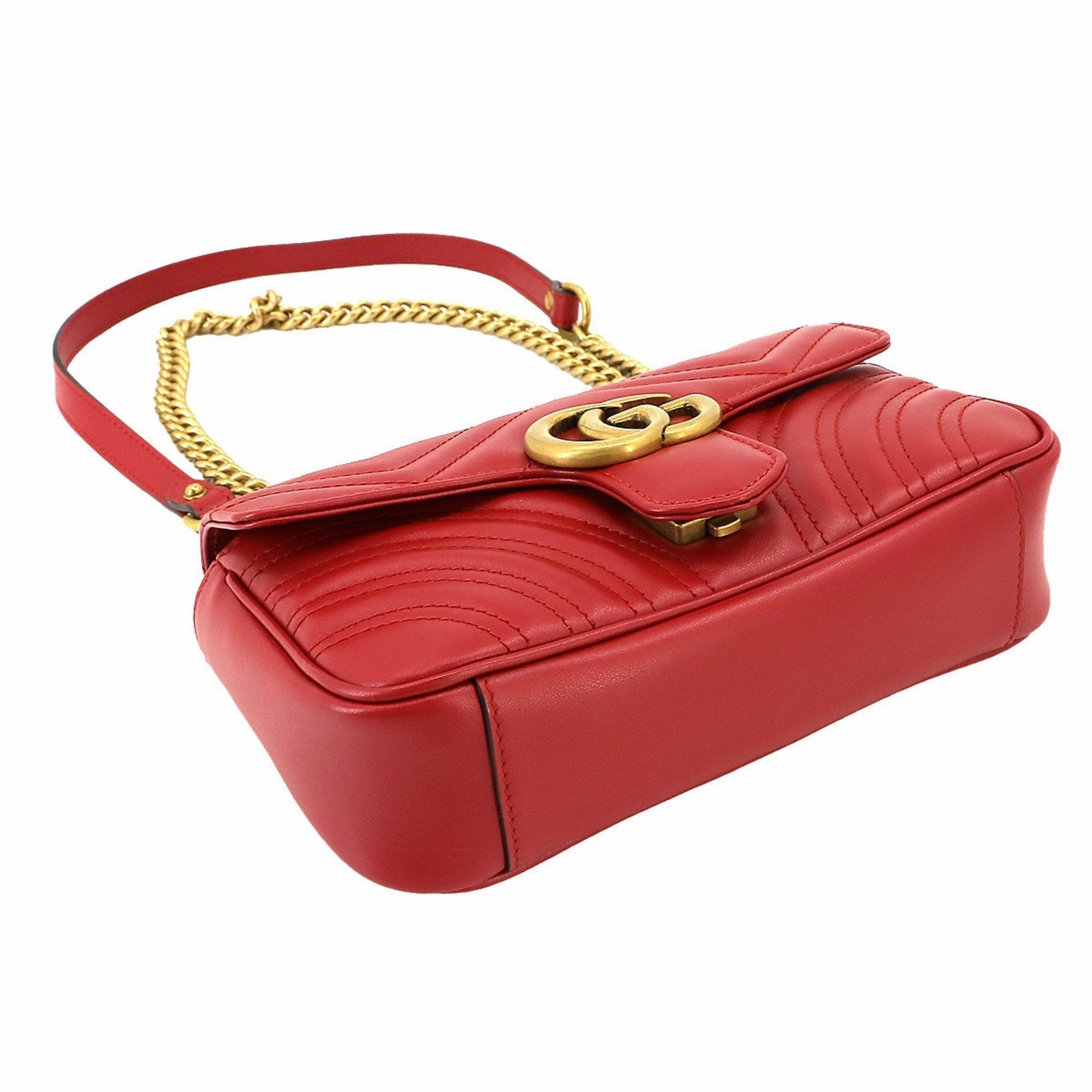 Gucci Gg Marmont  Leather Shoulder Bag ()