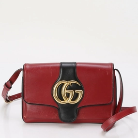Gucci Gg Marmont  Leather Shoulder Bag (Pre-Owned)