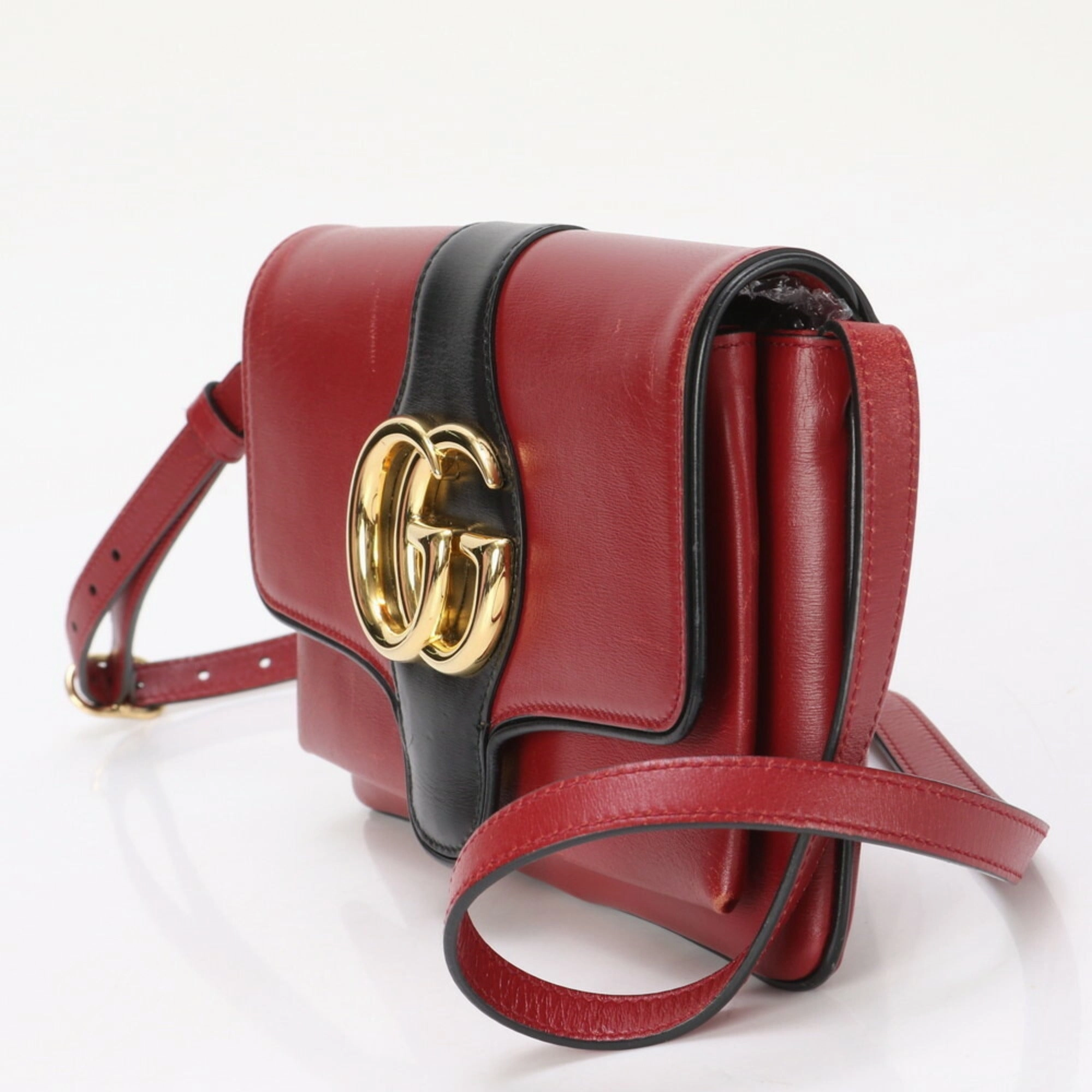 Gucci Gg Marmont  Leather Shoulder Bag (Pre-Owned)