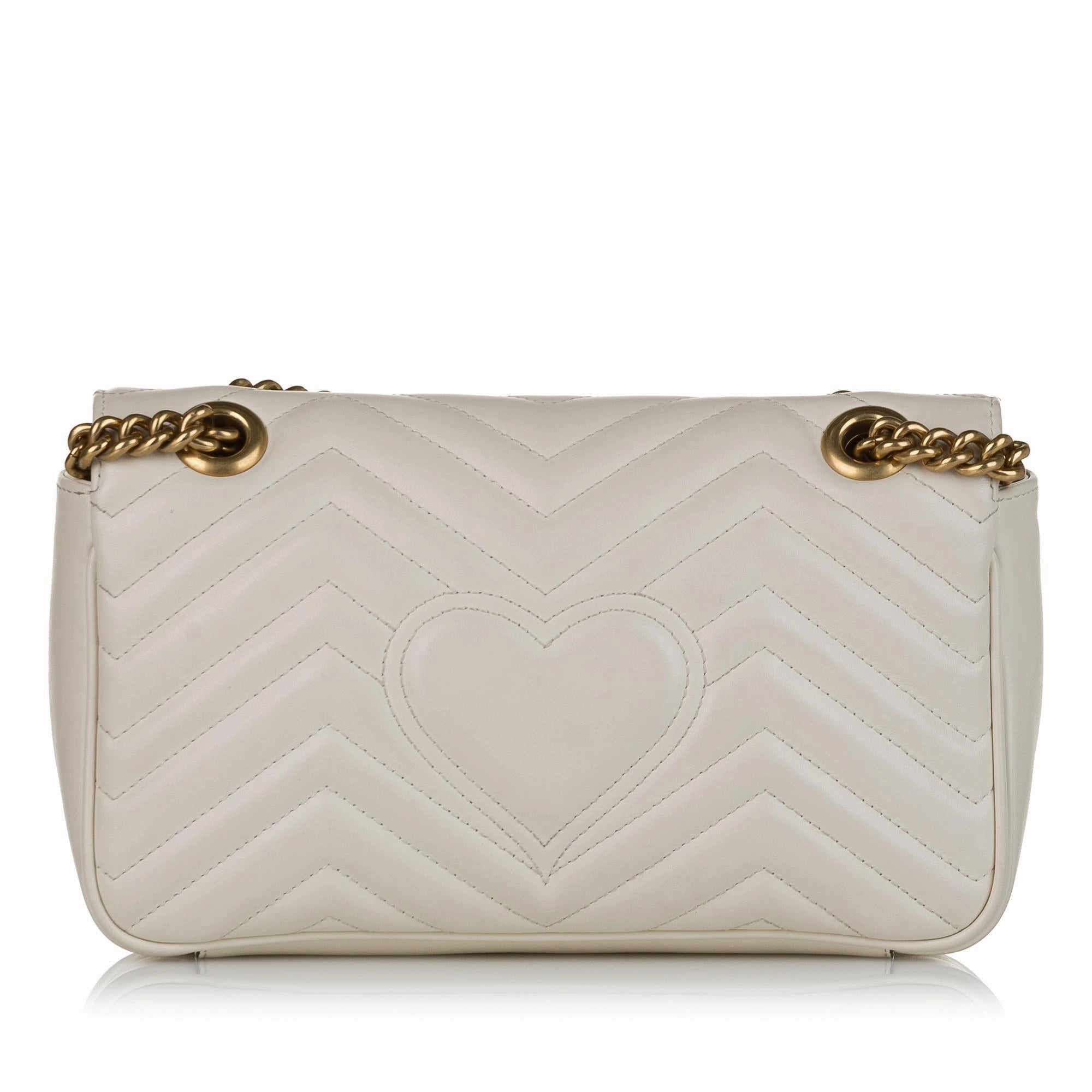Gucci GG Marmont Matelasse Leather Crossbody Bag (SHG-33434)