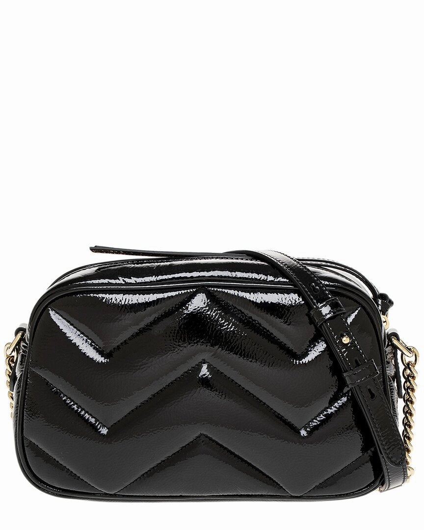 Gucci GG Marmont Small Patent Crossbody