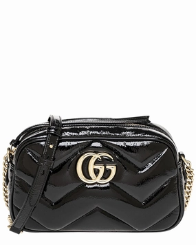Gucci GG Marmont Small Patent Crossbody