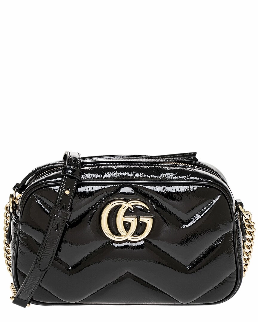 Gucci GG Marmont Small Patent Crossbody