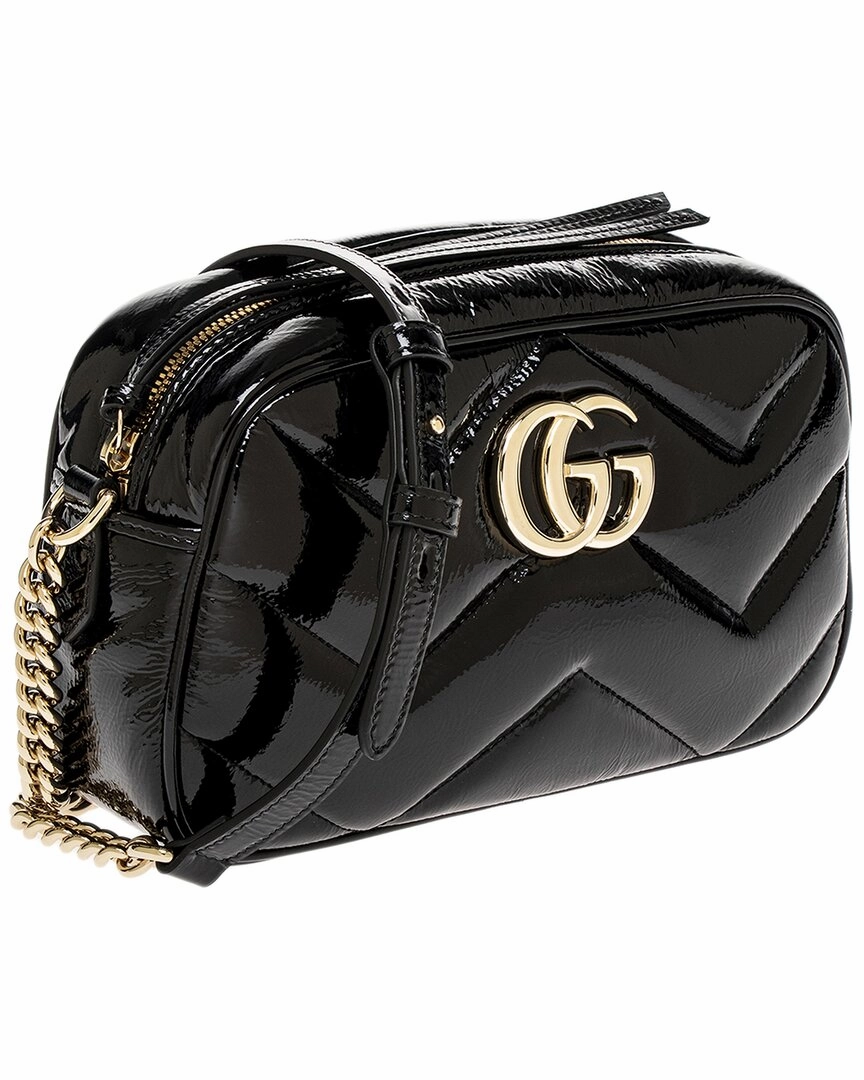 Gucci GG Marmont Small Patent Crossbody