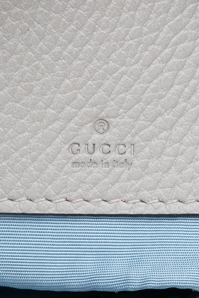 GUCCI GG Marmont Super Mini Grey Crossbody Bag