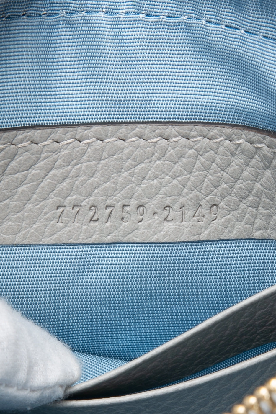 GUCCI GG Marmont Super Mini Grey Crossbody Bag