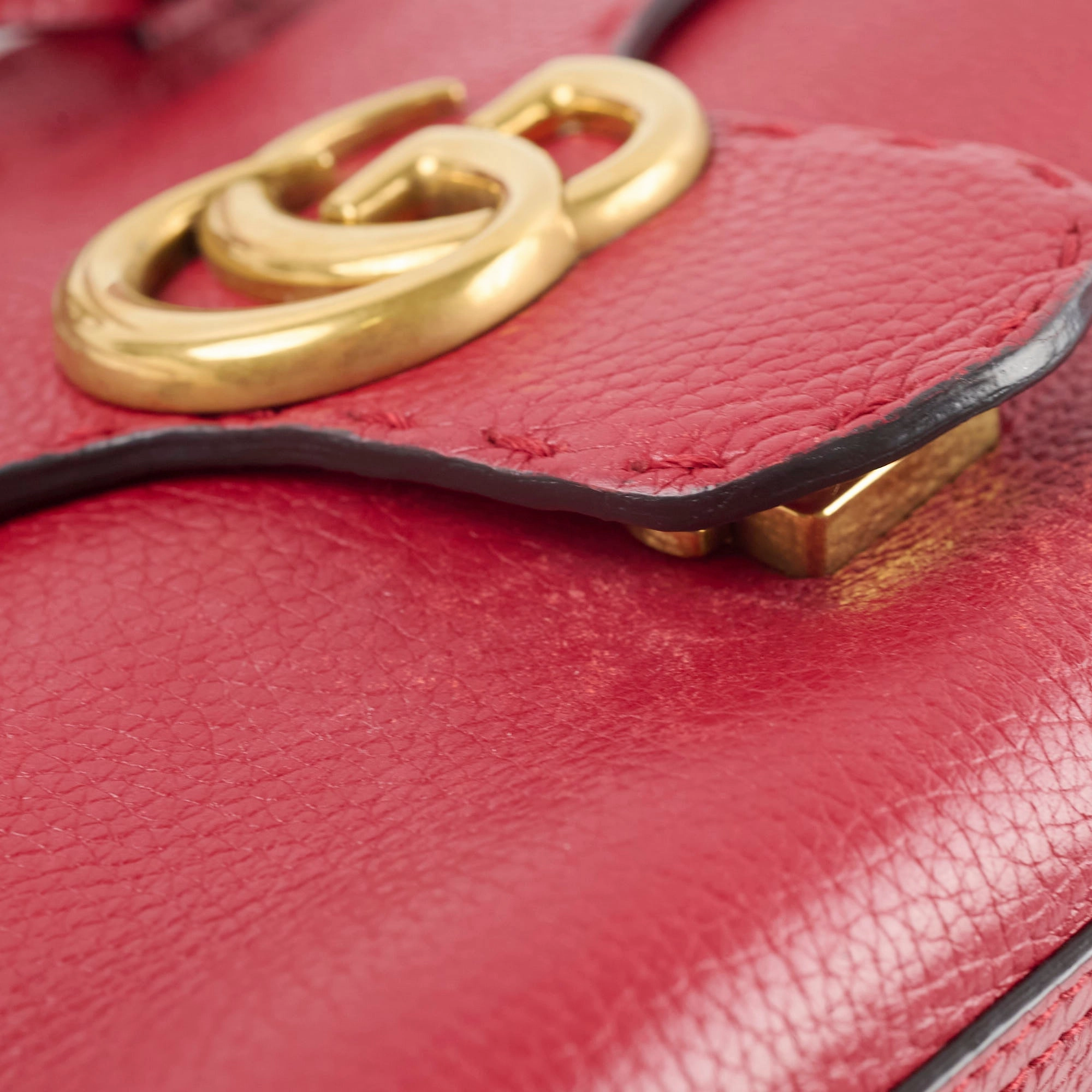 Gucci GG Marmont Top Handle Red
