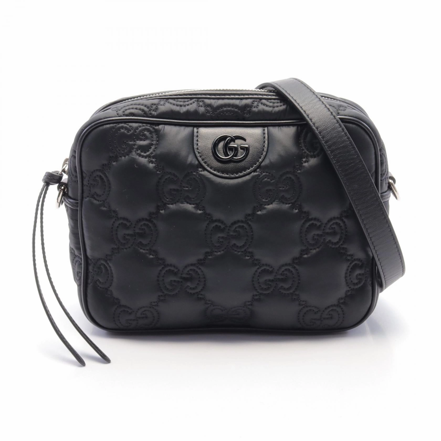 Gucci GG Matelass Small Nylon Leather Shoulder Bag