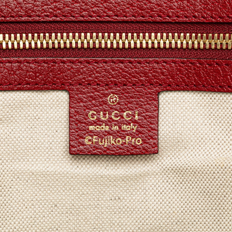 Gucci GG Supreme Backpack 647816 Beige Wine Red