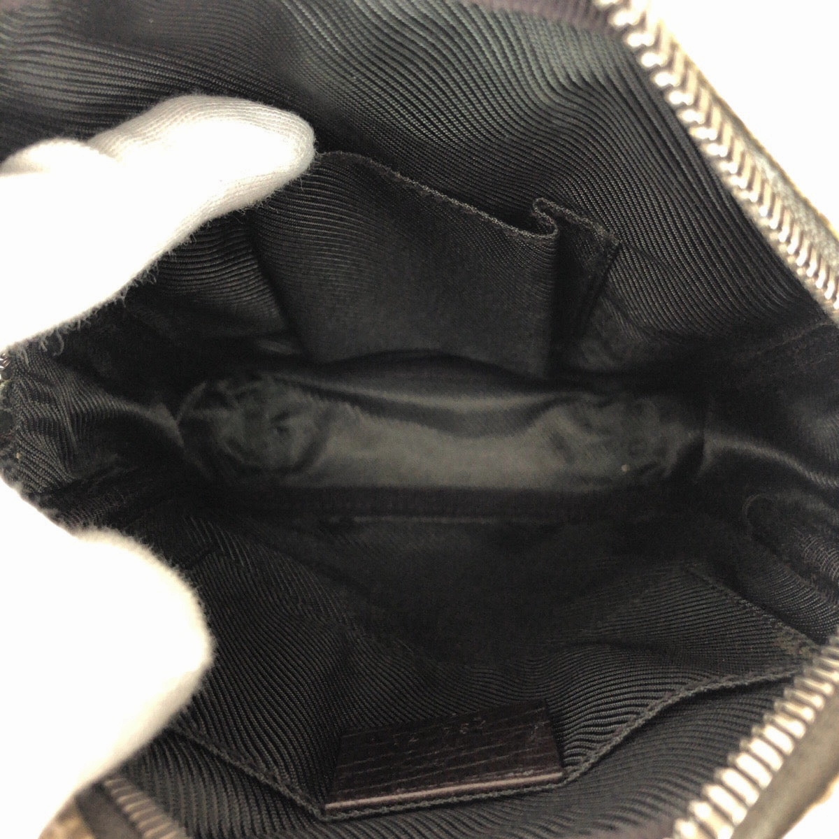 Gucci GG Supreme Canvas Leather Shoulder Bag