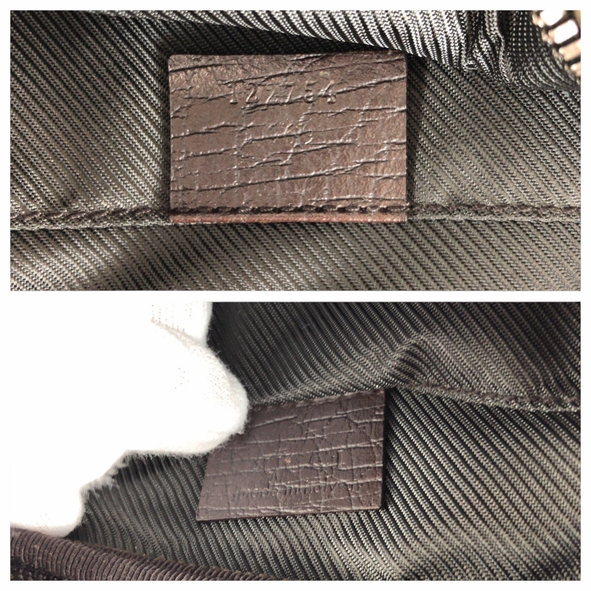 Gucci GG Supreme Canvas Leather Shoulder Bag