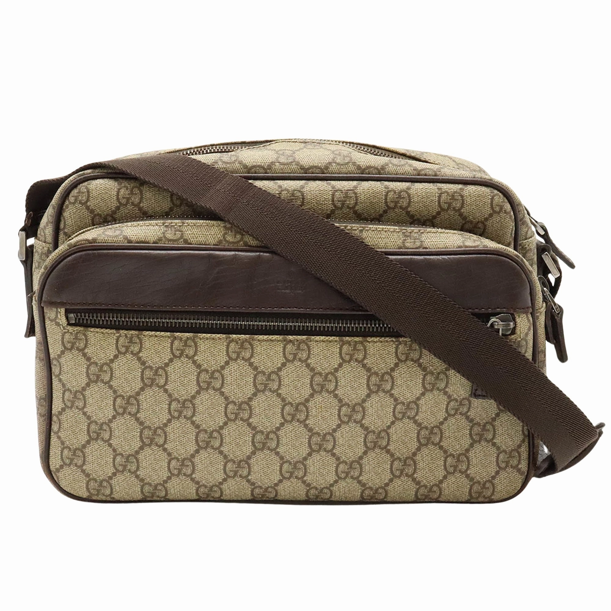 Gucci Gg Supreme  Canvas Shoulder Bag ()