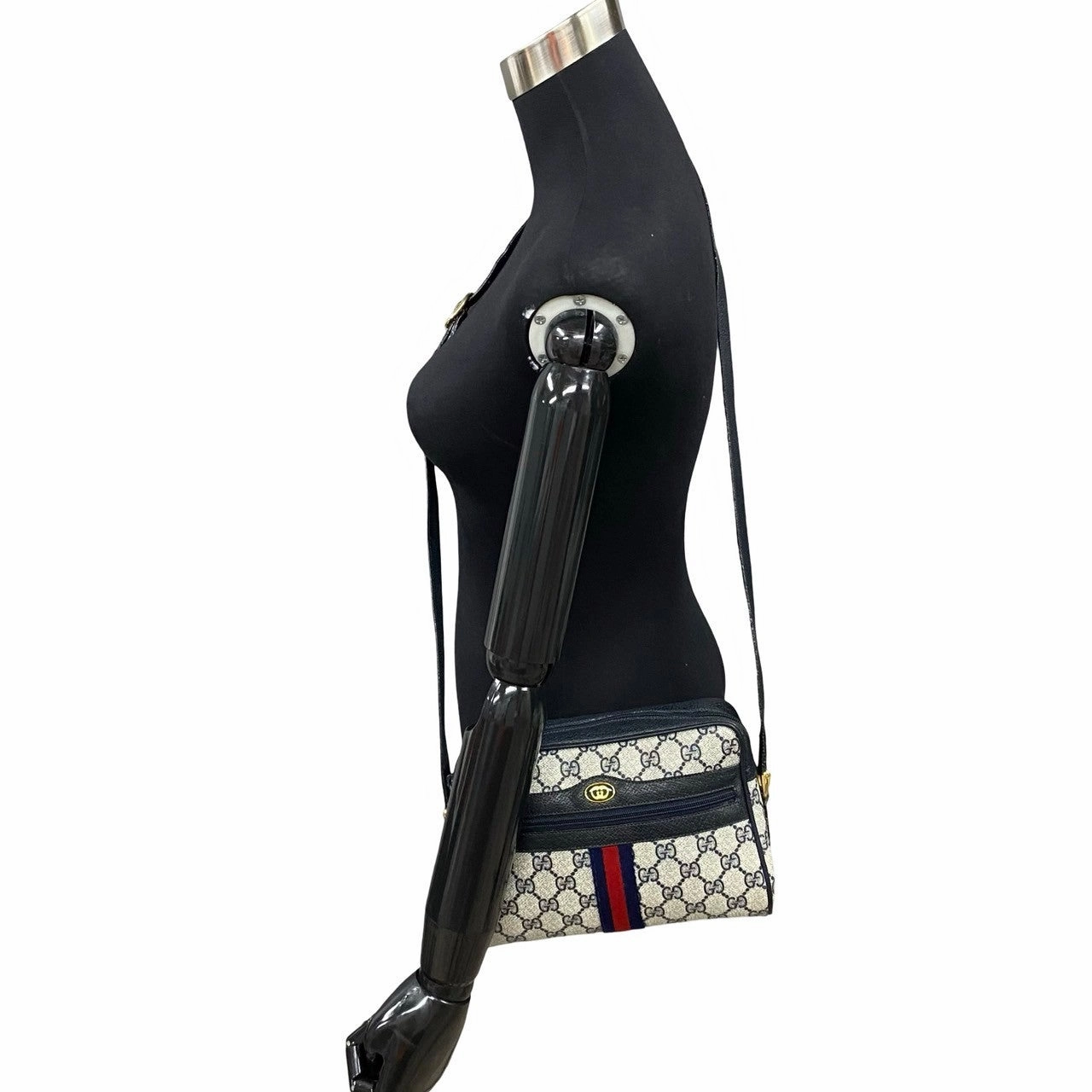 Gucci GG Supreme Crossbody Bag Canvas Crossbody Bag