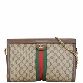 Gucci GG Supreme Ophidia Medium Chain Shoulder Bag
