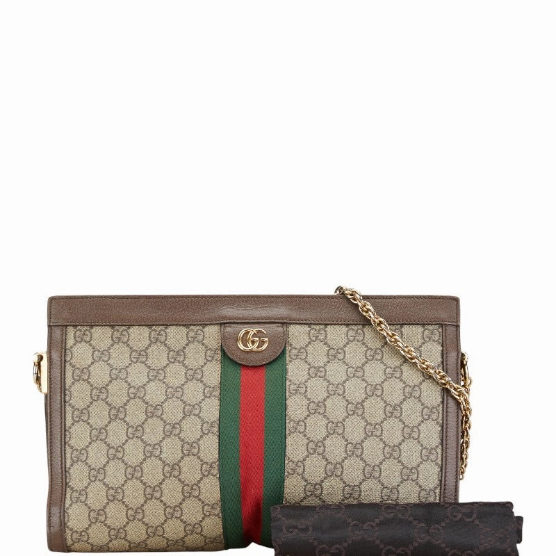 Gucci GG Supreme Ophidia Medium Chain Shoulder Bag