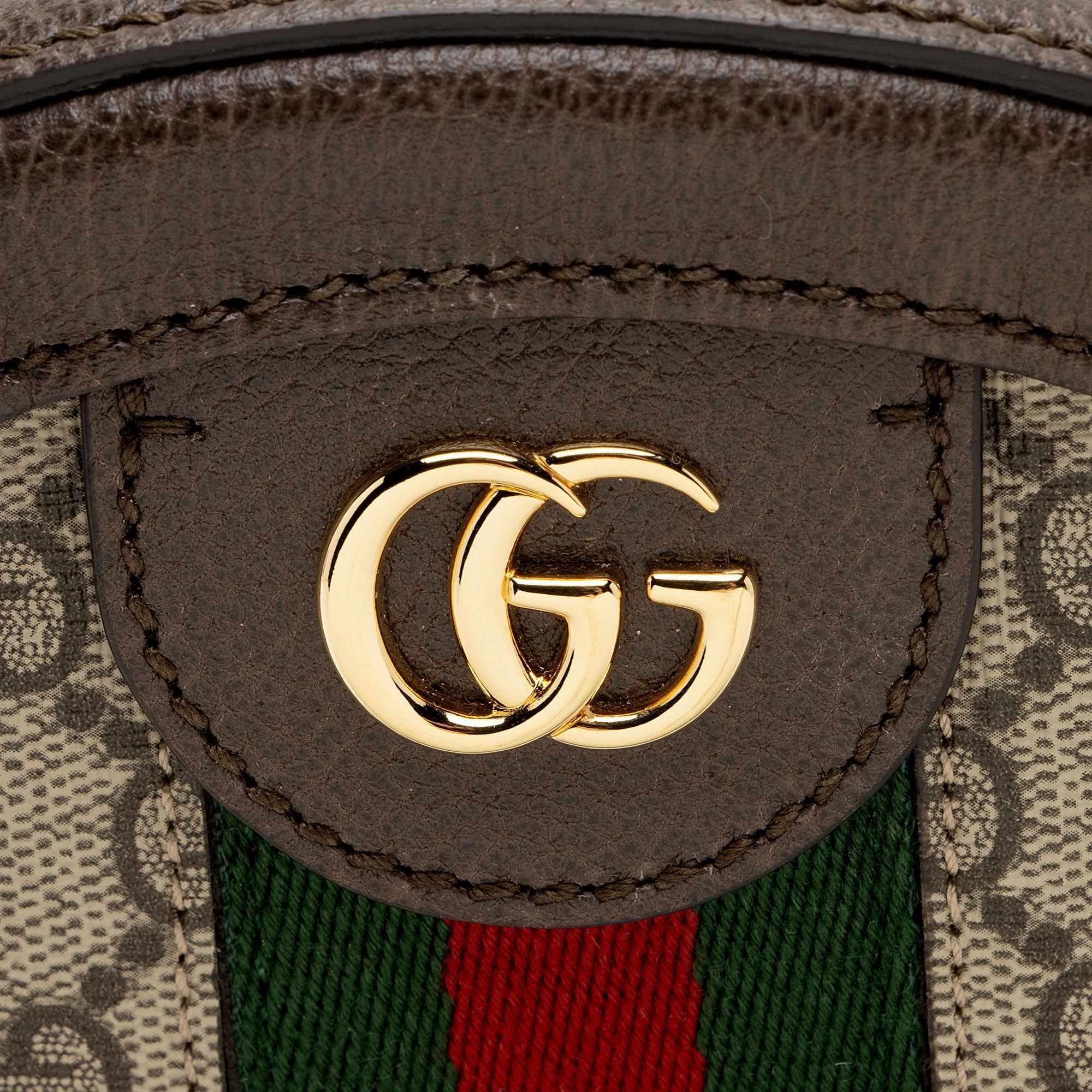 Gucci GG Supreme Ophidia Round Mini Shoulder Bag (SHF-99m356)