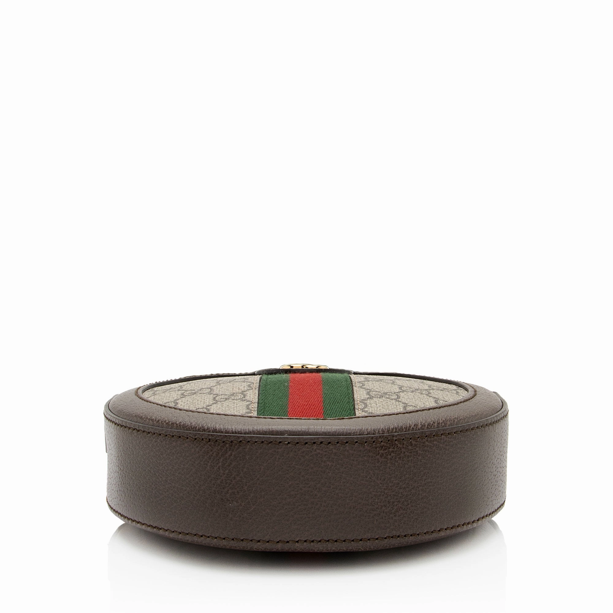 Gucci GG Supreme Ophidia Round Mini Shoulder Bag (SHF-99m356)