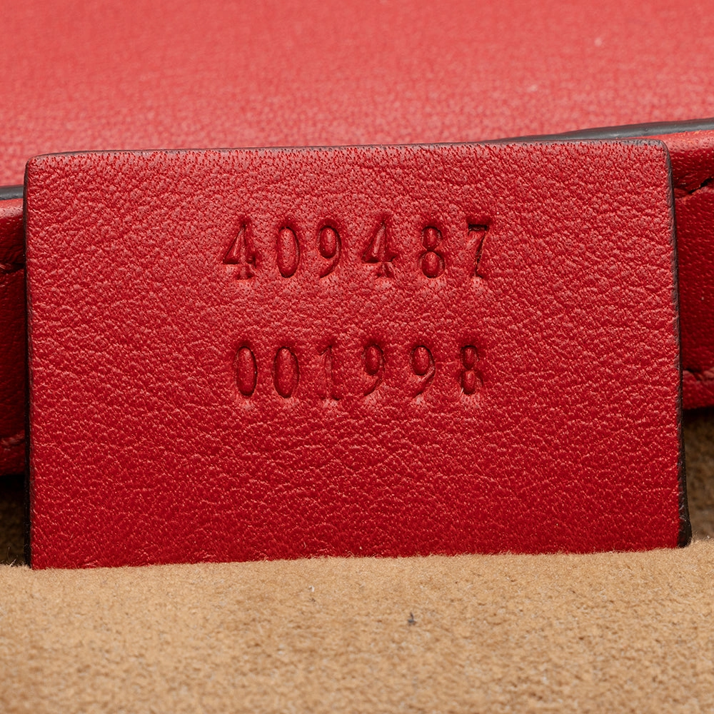 Gucci GG Supreme Padlock Small Shoulder Bag (SHF-20632)
