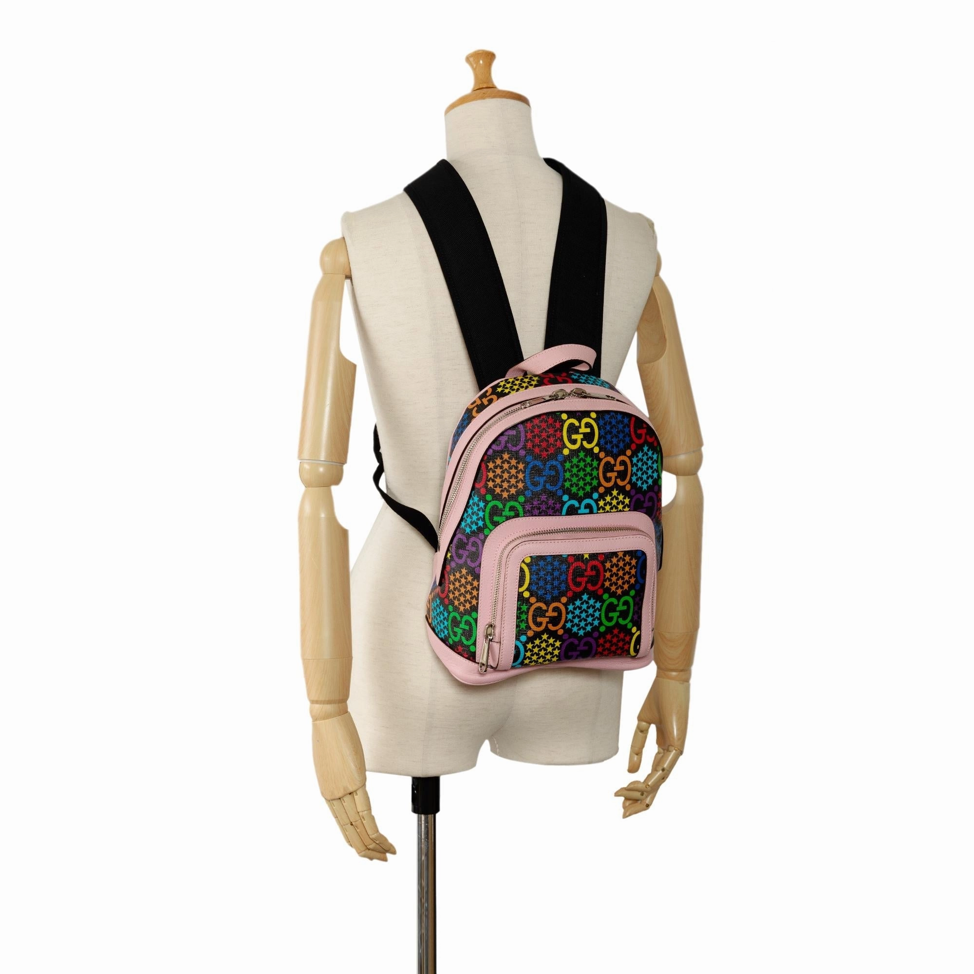 Gucci GG Supreme Psychedelic Backpack (SHG-m1cRpB)