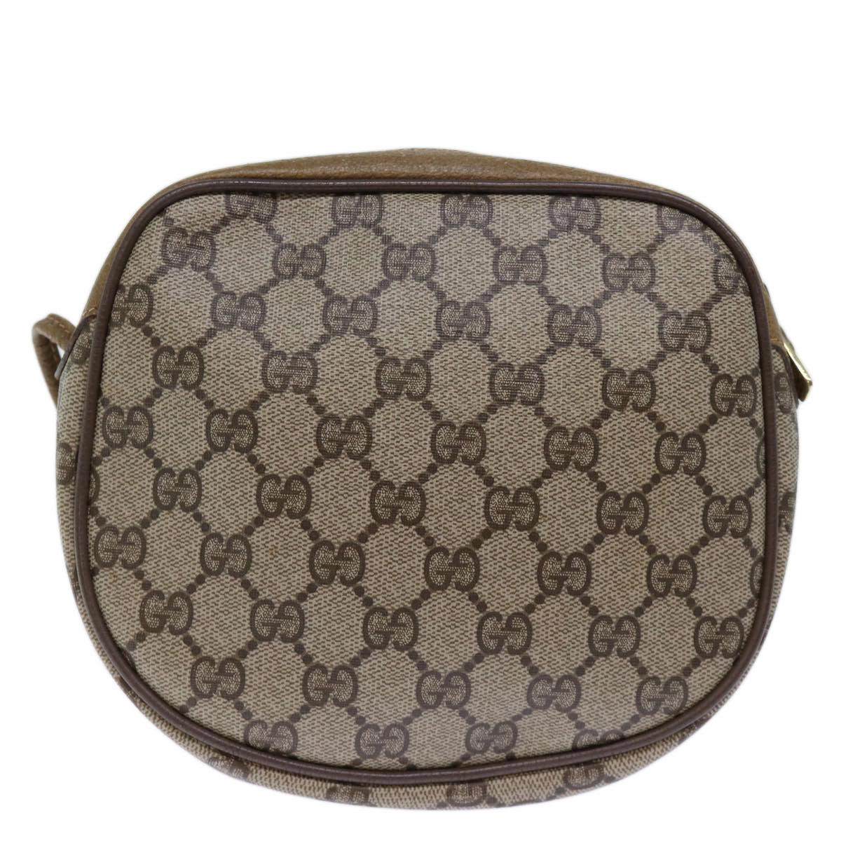 Gucci Gg Supreme Shoulder Bag Pvc Beige