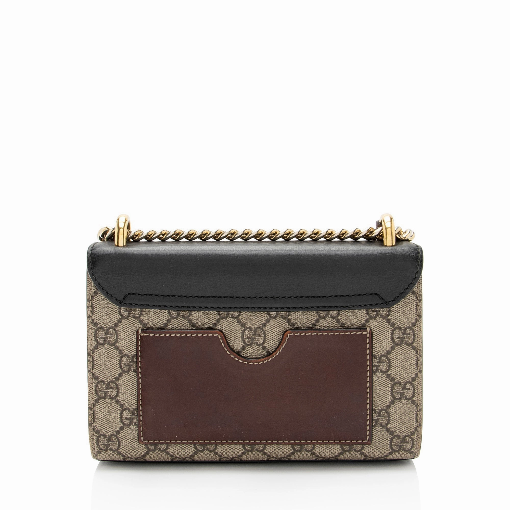 Gucci GG Supreme Small Padlock Shoulder Bag (SHF-vRdeyi)