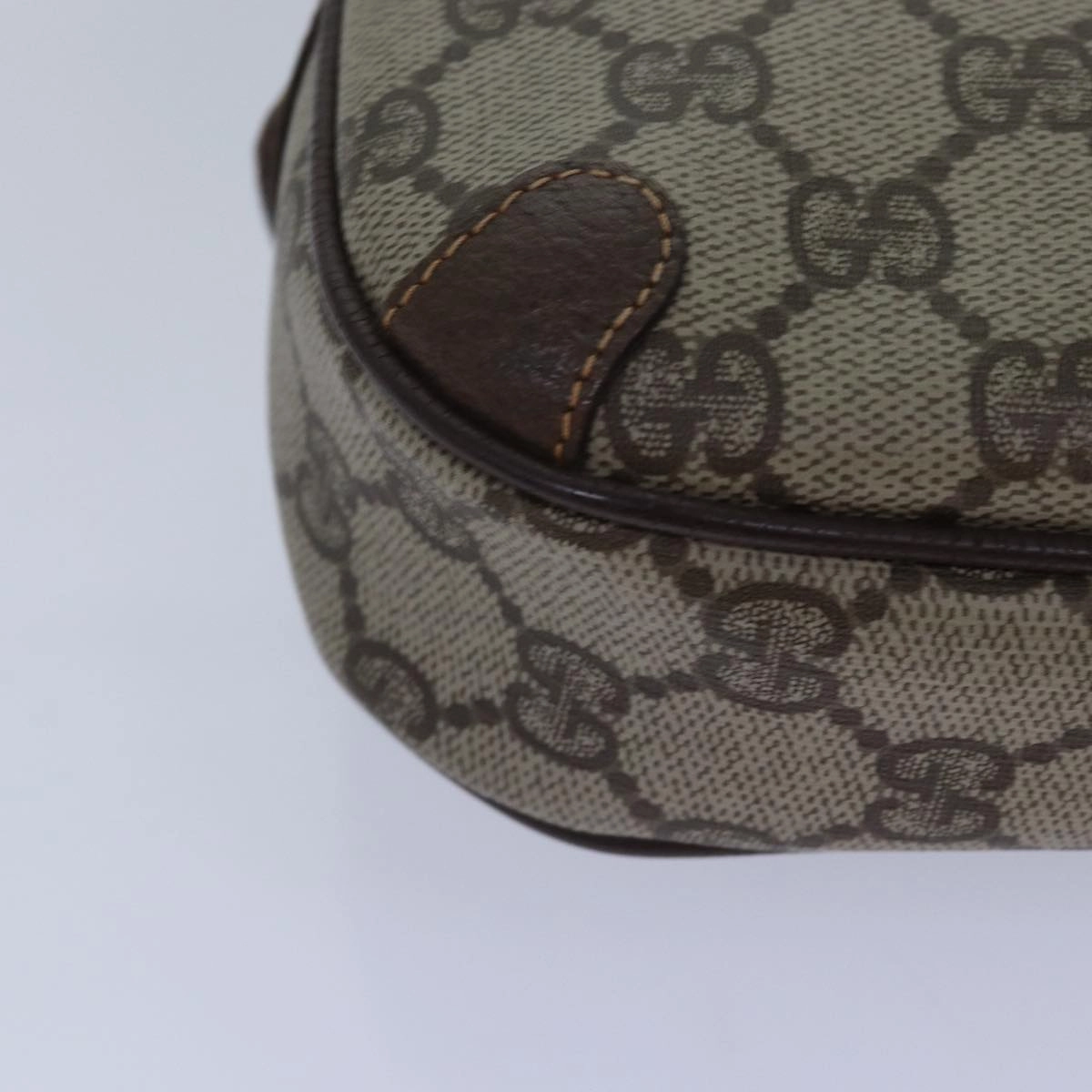 GUCCI GG Supreme Web Sherry Line Shoulder Bag Beige 001 904 2066  ep5238