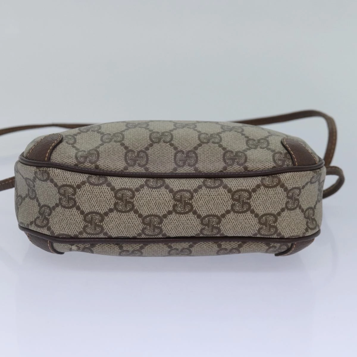 GUCCI GG Supreme Web Sherry Line Shoulder Bag Beige 001 904 2066  ep5238