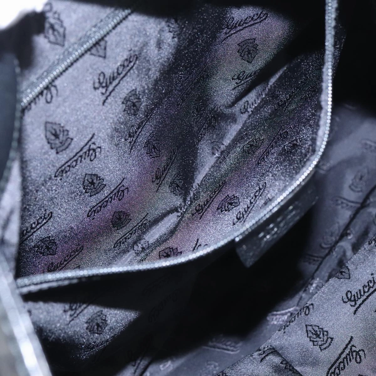 Gucci Guccissima Black Leather Shoulder Bag ()