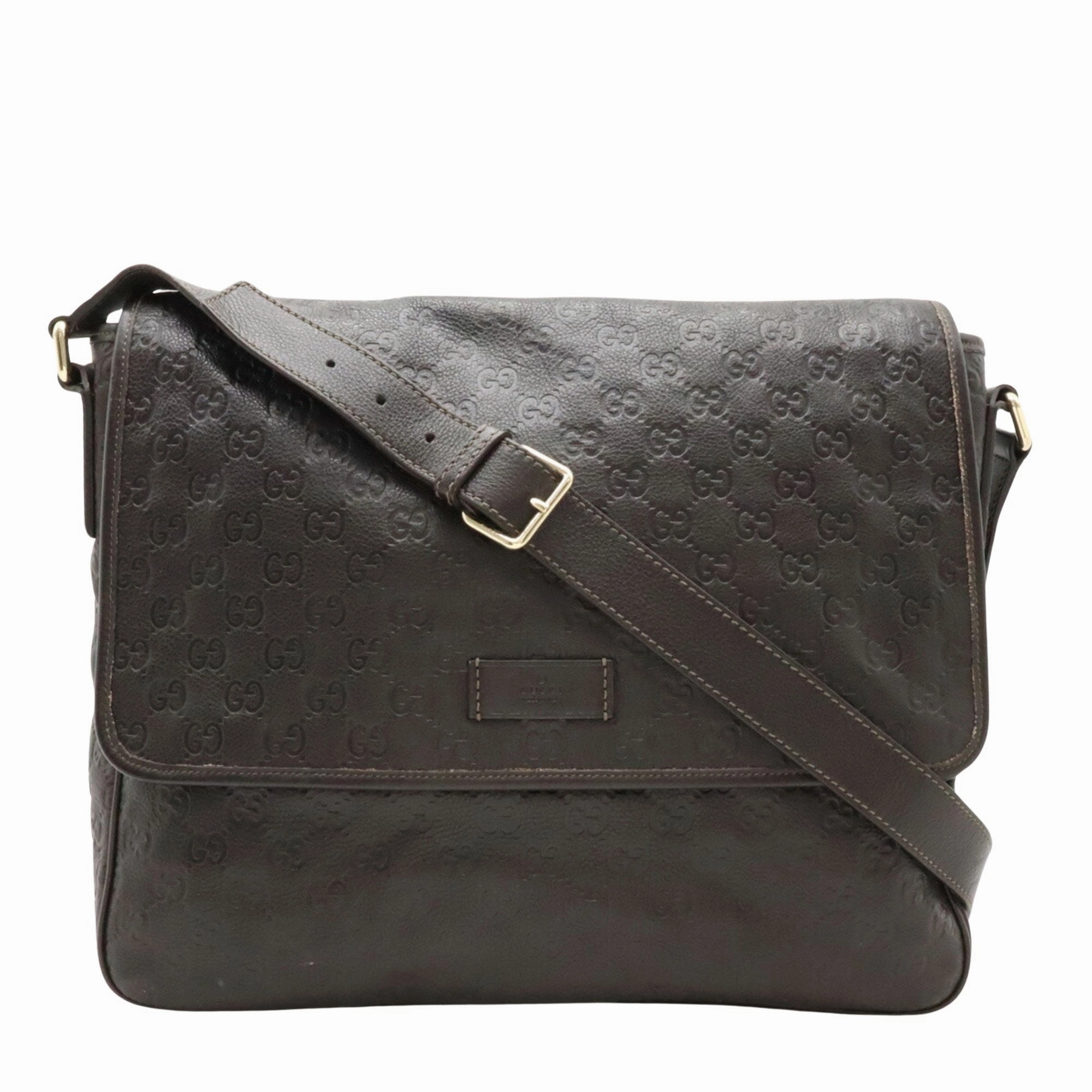 Gucci Guccissima  Leather Shoulder Bag ()