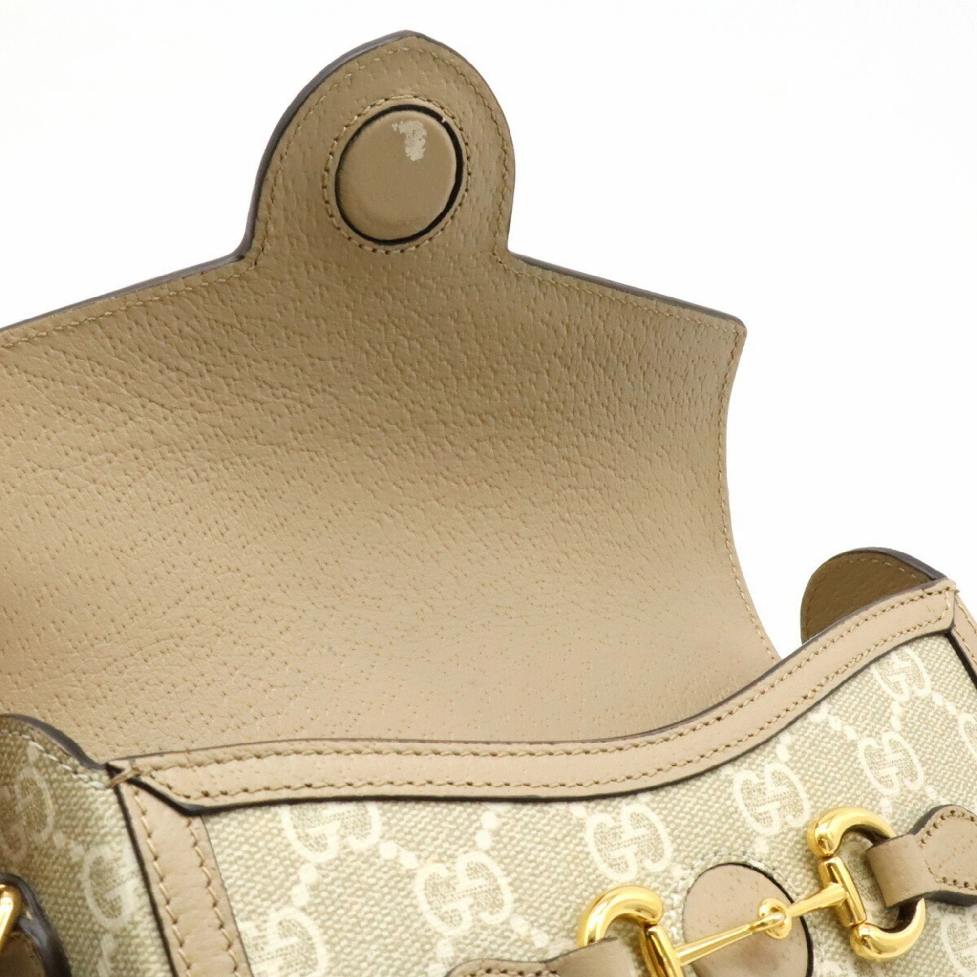 Gucci Horsebit   Pvc Leather Pochette Shoulder Bag (Pre-Owned)