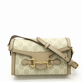 Gucci Horsebit   Pvc Leather Pochette Shoulder Bag (Pre-Owned)
