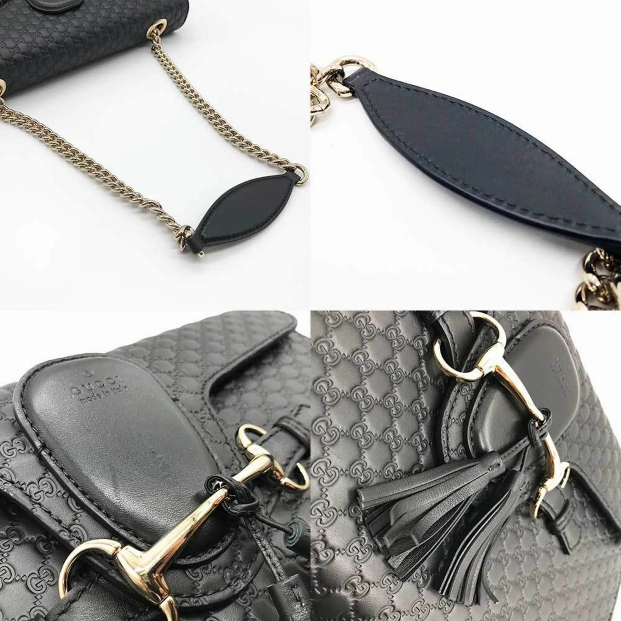 Gucci Horsebit  Leather Shoulder Bag ()