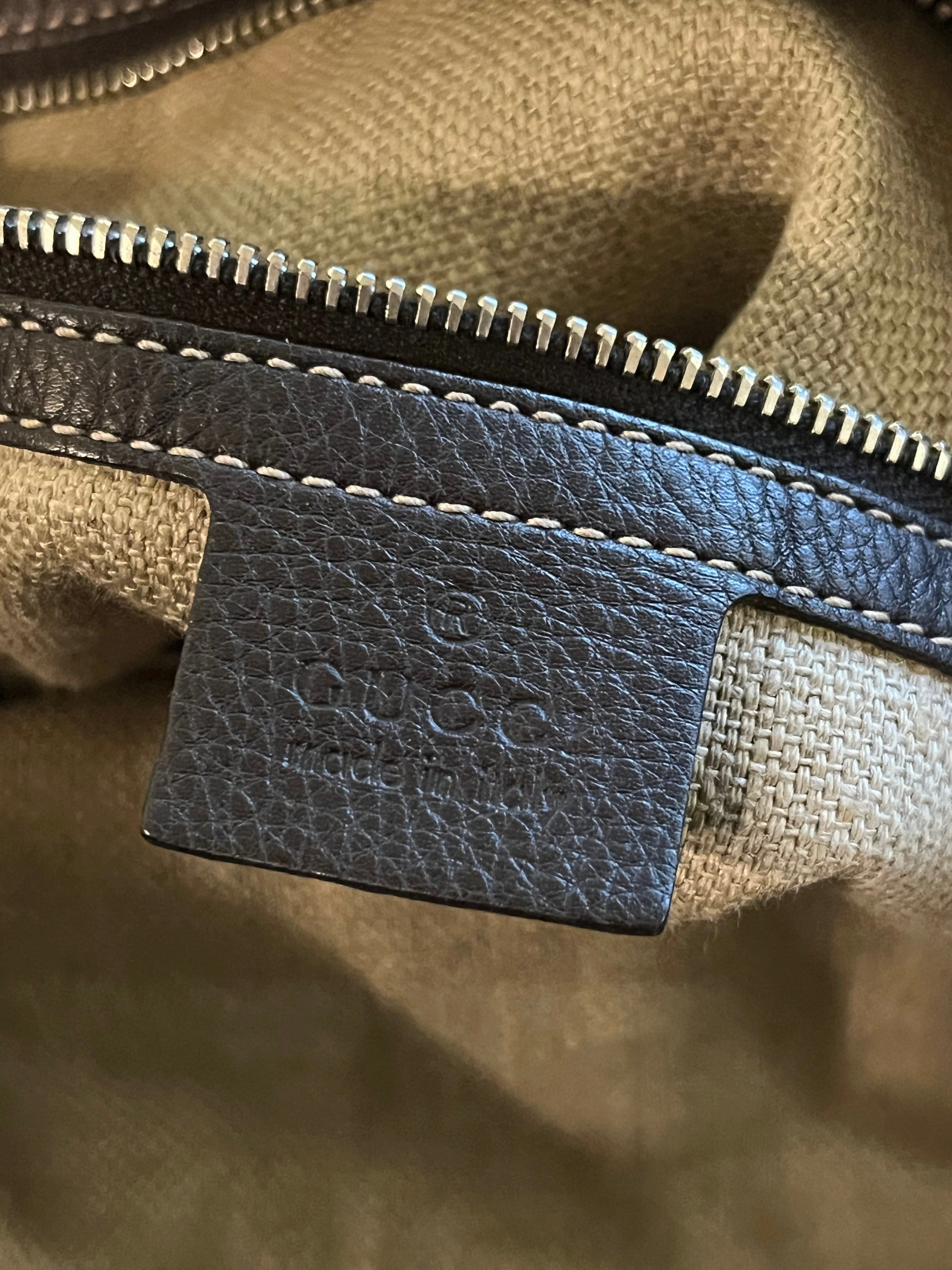 GUCCI Icon Bit GG Canvas Shoulder Bag