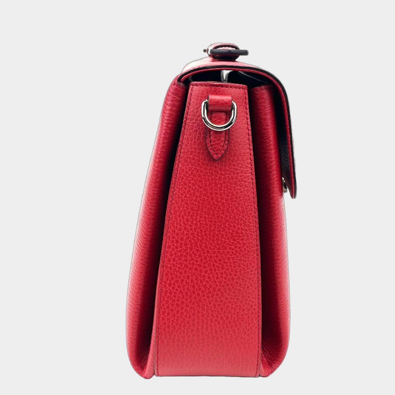 GUCCI Interlocking G Shoulder Bag - Red